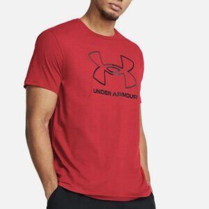 Under Armour Men's T shirt 2XL Loose fit Foundation Graphic tee Red NWT